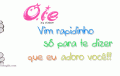 Recados e Imagens - Oi e Olá 